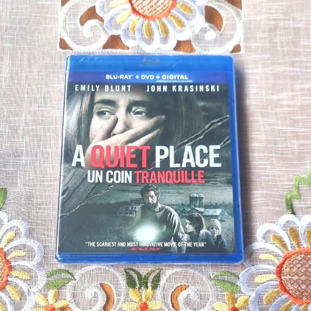 🆕️ A Quiet Place Blu-ray DVD Digital Movie 2-Disc Set